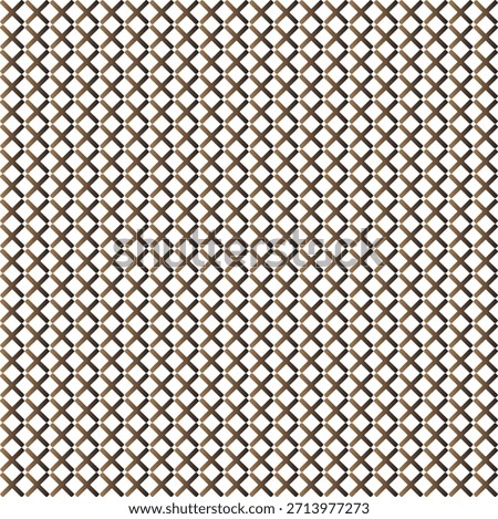 Brown cross-stitch pattern background for minimalist fabric, rustic decor, and woven texture effect
