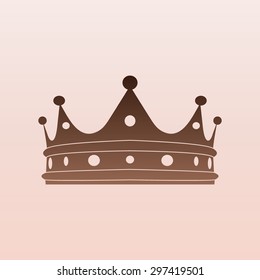 Brown Crown icon 