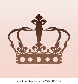 Brown Crown icon 
