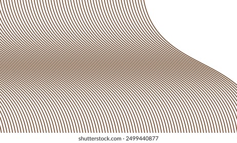Brown curved lines abstract background for backdrop or presentation