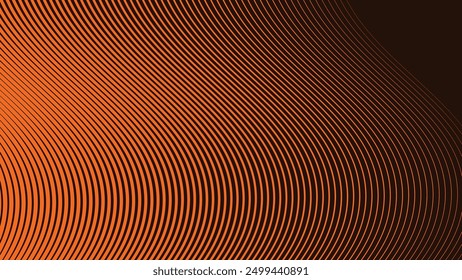 Brown curved lines abstract background for backdrop or presentation