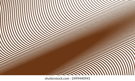 Brown curved lines abstract background for backdrop or presentation