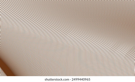 Fondo abstracto de líneas curvas marrones para fondo o presentación