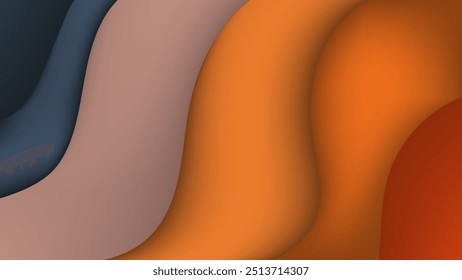 Curvas castanhas fundo abstrato bom para papel de parede ou banner