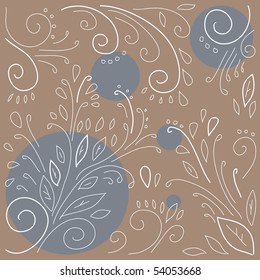 Brown cute card