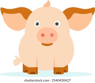 brown cute pig wildlife nature