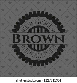 Brown dark emblem