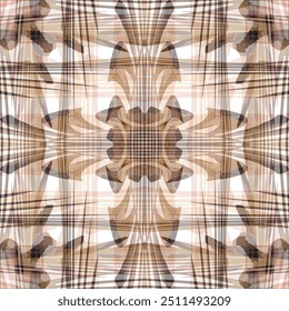 brown decorative geometric pattern. traditional style silk scarf beauty design. modern digital print. for fabric, scarves, shawl, bandana, carpet, marble, textile, design, canvas, table, cover