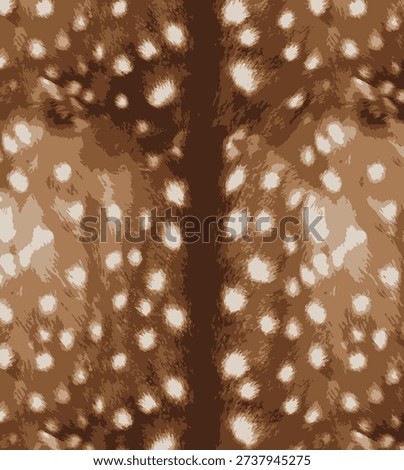 Brown Deer Skin Pattern – Seamless Fawn Inspired Animal Print Background