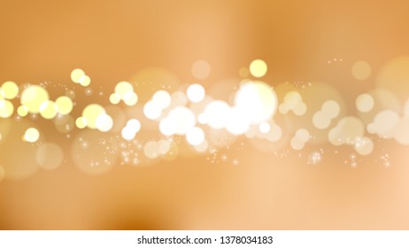 Brown Defocused Lights Background