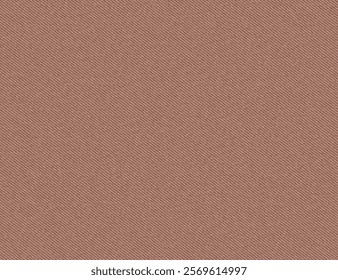 Brown denim fabric seamless pattern. Jeans cloth background in mocha mousse colour. Abstract seamless pattern with denim tissue texture, vector illustration