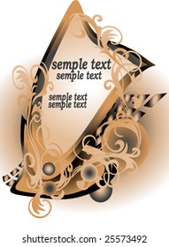 brown design composition
