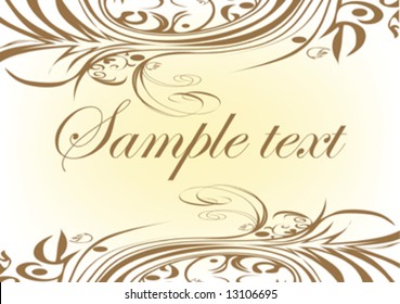 brown  design ornament