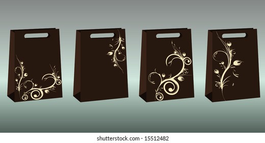 Brown Designed Bags