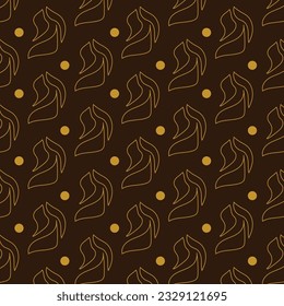 Brown Diagonal Pattern Design Element