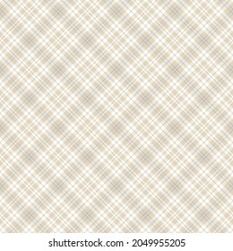 Brown Diagonal Plaid Tartan textured Seamless pattern design suitable for fashion textiles and graphics