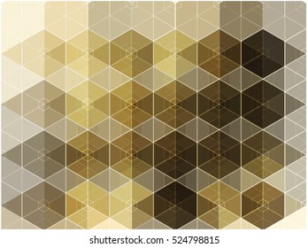 brown diamond and honeycomb