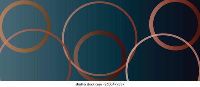 brown dots geometric abstract background dots layers on bright space with line effect decoration. Circle style concept modern graphic design element for banner, flyer, card. vector