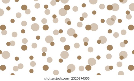Brown dots on white background