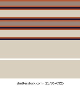 Brown Double striped seamless pattern design for fashion textiles and graphics