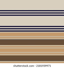 Brown Double striped seamless pattern design for fashion textiles and graphics