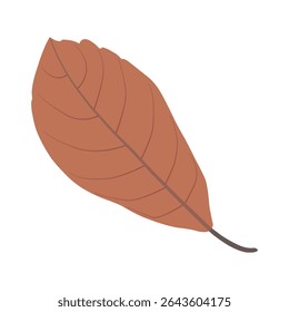 Das braune, trockene Blattdesign ist von den Blättern tropischer Pflanzen inspiriert.