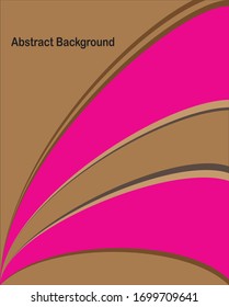 Brown dynamic lines background vector 1