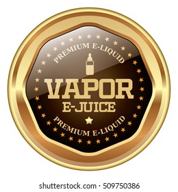 Brown e-cigarette liquid icon