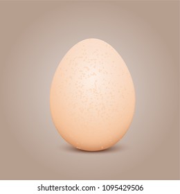 Brown Egg, 3D Illustration