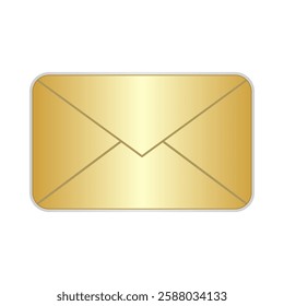 Brown envelope arch design vector