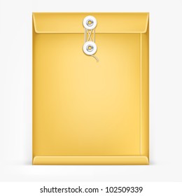 Brown Envelope with rope.