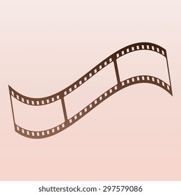 Brown film strip