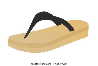 Braune Lippenflocken. Vektorillustration
