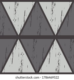 Brown floor with wooden texture. Netting. Ethnic boho ornament. Geometry. Seamless pattern. Vector illustration for web design or print.