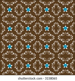 brown floral background wallpaper
