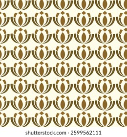 brown flower pattern Background pattern for wallpaper design, seamless