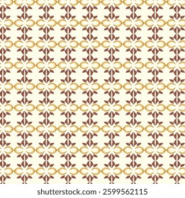 brown flower pattern Background pattern for wallpaper design, seamless