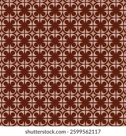 brown flower pattern Background pattern for wallpaper design, seamless