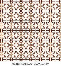 brown flower pattern Background pattern for wallpaper design, seamless
