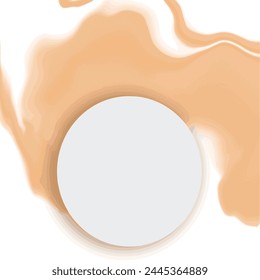Brown Fluid Marbled Background design vector