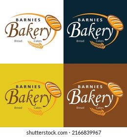 Brown Fresh Brede Bakery Logo Template