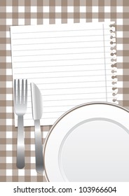 Brown gastronomic background