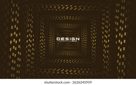 Fundo abstrato geométrico castanho. Mínimo geométrico. Design de forma de gradiente na moda. Gráficos futuristas modernos. Adequado para banners, brochuras, negócios, panfletos, cartazes, sites, etc.
