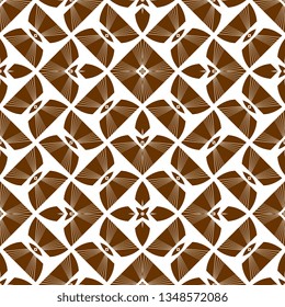 brown geometric Art deco patterns and ornaments