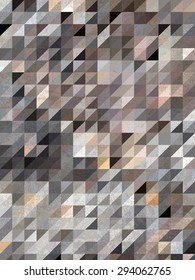 Brown geometric art of triangle shape pattern