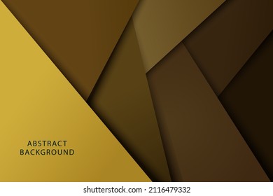 Brown geometric background. Vector illustration.