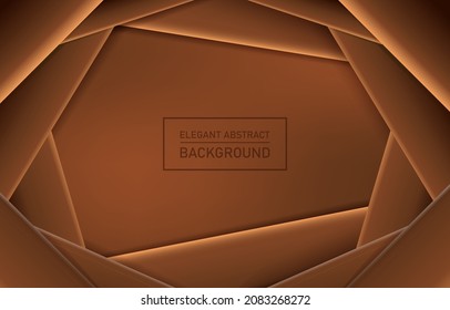 brown geometric elegant abstract background
