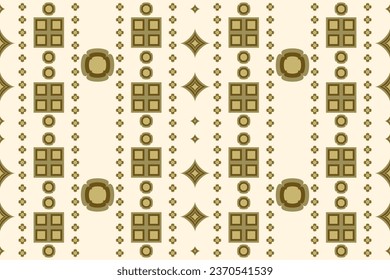 Brown Geometric Pattern Abstract Texture Background. Seamless. Tile. Wallpaper. Illustration