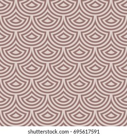 Brown geometric seamless background. Abstract pattern with drops