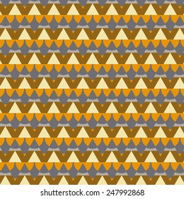 brown geometric seamless pattern